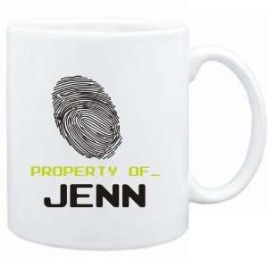 Mug White  Property of _ Jenn   Fingerprint  Female 