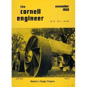 1968 Cover Cornell Engineer Lunar Rover Master Design   Original Cover 
