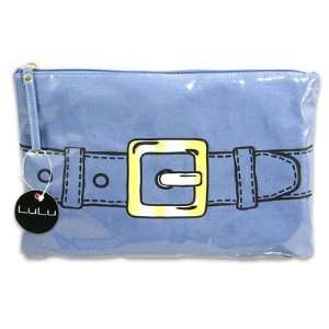  Blue Belt Pouch Coin Bag Wallet Cellphone Bag with Zipper 