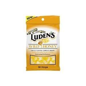 Ludens Oral Demulcant Great Tasting Throat Drops, Wild Cherry   25 