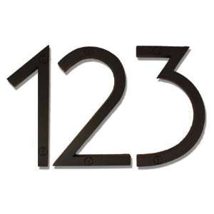   Hardware ZN0 BRN AVALON HOUSE NUMBERS AGED BRONZE 8: Home Improvement