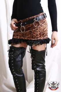 RTBU Punk NANA Animal LEOPARD Skirt+Suspender+Bloomer M  