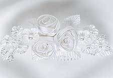 Wilton White Wedding Hair Comb Headpiece Flower Girl  