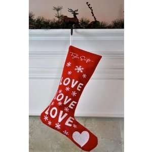 Love Love Love Christmas Stocking