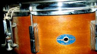 Vtg 1930/40s? Wood Shell Leedy 8 Lug Snare Drum~Excellent+Orig Cond 