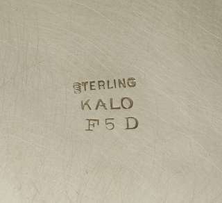 KALO ARTS & CRAFTS STERLING SILVER HAND HAMMERED BOWL  