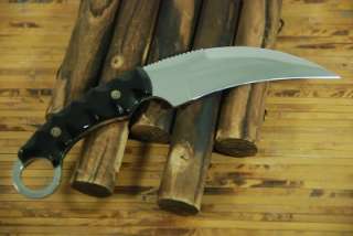 Custom Knife Handmade Karambit Double Edge Buffalo Horn  