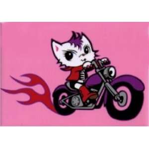  Good Kitty Bad Kitty Bike Flames Magnet BM1601 Toys 