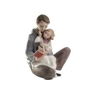  Lladro NAO Porcelain Figurine Read Me A Story: Home 