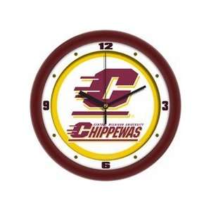  Central Michigan Chippewas Traditional 12 Wall Clock 