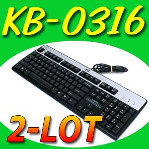 LOT Hewlett Packard HP KB 0316 PS/2 Black Keyboard  