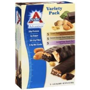  Atkins Advantage Caramel Variety Pack, 15ct: Health 