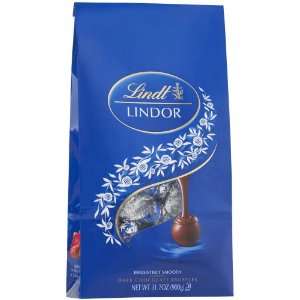 LINDOR Truffles Dark Chocolate Bag Grocery & Gourmet Food