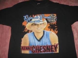 Kenny Chesney & Leann Rimes 2008 Concert T Shirt  