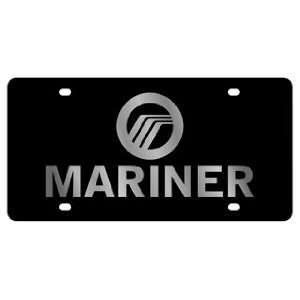  Mercury Mariner License Plate on Black Steel Automotive