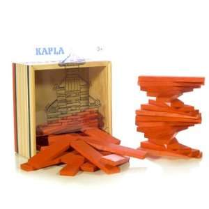  Kapla 40 Pc Wooden Block Set   Orange: Toys & Games