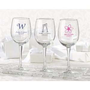 Personalized Wine Glass 12 oz   48 Glass Minimum:  Home 