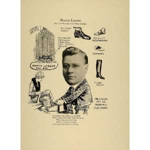  1923 Print Martin Larson Chicago Boot Shoe Specialist 