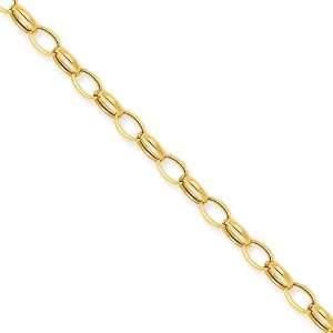  14k 4.0mm Cable Chain Length 18 Jewelry