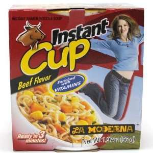  La Moderna Instant Cup Beef 1.9 oz 