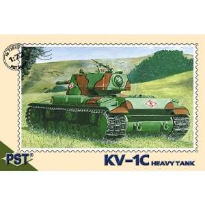  PST 1/72 KV 1C Soviet WWII Heavy Tank Kit: Toys & Games