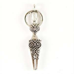  42mm Silver Pewter Goddess Charm   GoodyBeads Exclusive 