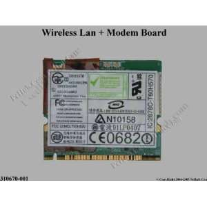  310670 001   HP/COMPAQ   Mini PCI Combo Wireless LAN/modem 