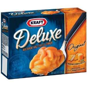 Kraft Deluxe Macaroni & Cheese Original Cheddar 14 oz (Pack of 24 