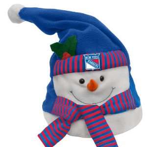   York Rangers Animated Musical Christmas Snowman Hat: Home & Kitchen