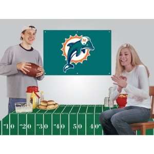  Miami Dolphins Party Decorating Kit: Home & Kitchen