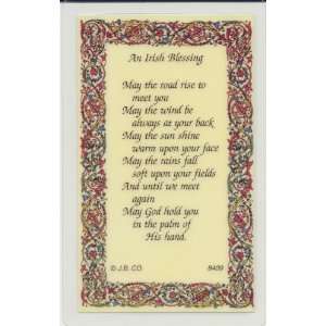  Irish Blessing Holy Card May the Road Rise Up to Meet You 
