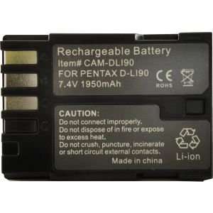  Pentax Digital Camera Replacement Battery