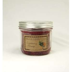  Village Candle Jar, 14.5 Ounce, Cranberry Orange: Health 