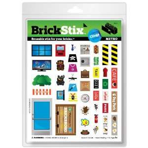   Metro Pack Reusable Stickers For Brick Mini Figures Toys & Games