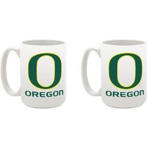  Oregon Ducks Set of 2 15oz Mugs from Mugworld Sports 
