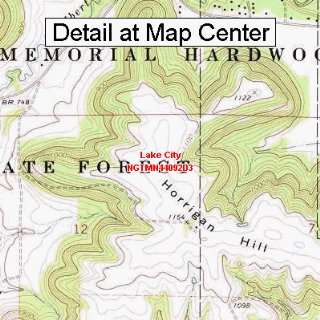 USGS Topographic Quadrangle Map   Lake City, Minnesota (Folded 