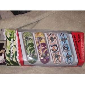    TECH DECK 4 PACK FINGERBOARD (EXPEDITION ONE) Toys & Games