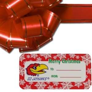 NCAA Kansas Jayhawks Holiday Gift Tags:  Home & Kitchen