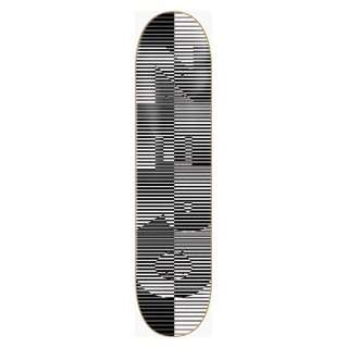 Zero Skateboards Vanishing Blk/wht Deck 8.0 Duraslick