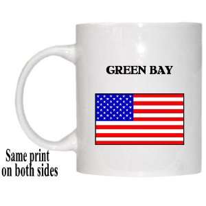  US Flag   Green Bay, Wisconsin (WI) Mug 