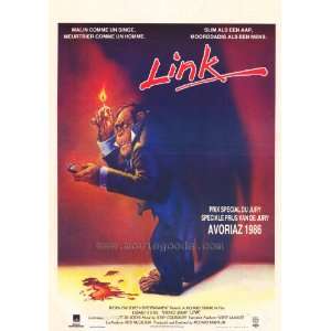  Link (1986) 27 x 40 Movie Poster Belgian Style A