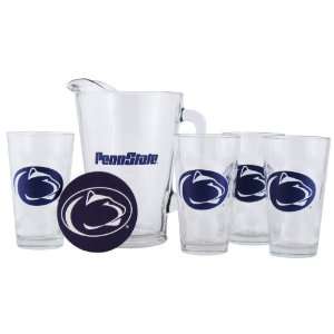  Penn State Pint Glasses and Beer Pitcher Set  Penn State 