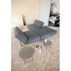   Dublexo Deluxe Sofa with Chrome Steel Legs   Available in Red and Dark