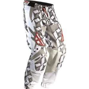  Fly Racing Kinetic Mesh Pants   2011   30/White/Silver/Red: Automotive