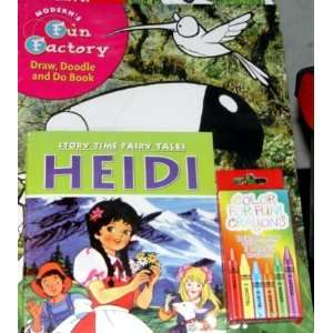   : Story Time Fairy Tales Heidi Draw, Doodle and Do Book: Toys & Games