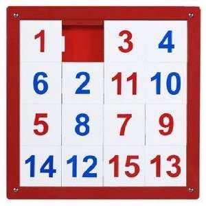   Square slide the numbers around the board children play kids NPZ7719