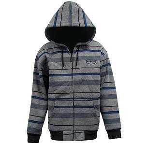  FMF Apparel Intrepid Zip Up Hoody   Small/Charcoal 