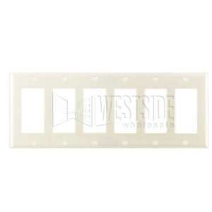  Cooper 2164A 4 Gang Decorator Wall Plate   Almond