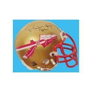 Peter Warrick Autographed Florida State Seminoles Mini Football Helmet