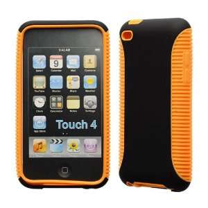  Premium   Apple iTouch 4 Rubberized Hybrid Case Rusty Orange 